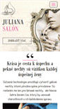 Mobile Screenshot of julianasalon.sk